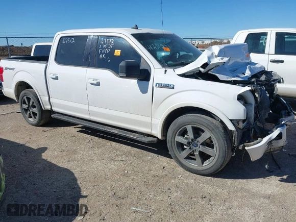 2020 Ford F-150 XL with VIN 1FTEW1C53LKD65959, listed as a IAAI auction lot 41701341 with 1 mi miles. Bid and sale history available at carsss.com. Image 1.