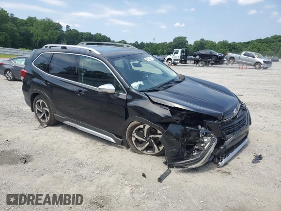 2024 Subaru Forester Touring with VIN JF2SKAMC4RH474711, listed as a Copart auction lot 59582405 with 5,373 mi miles and Salvage title. Bid and sale history available at DreamBid. Image 4.