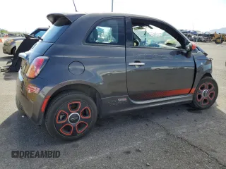 2018 FIAT 500e with VIN 3C3CFFGE1JT369314, listed as a Copart auction lot 61150135 with 44,664 mi miles and Salvage title. Bid and sale history available at DreamBid. Image 3.