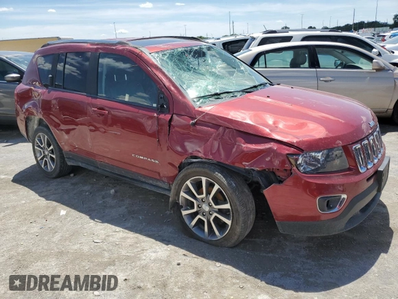 2015 Jeep Compass Limited with VIN 1C4NJDCB2FD383254, listed as a Copart auction lot 56656224 with 119,582 mi miles and Salvage Title. Bid and sale history available at carsss.com. Image 4.