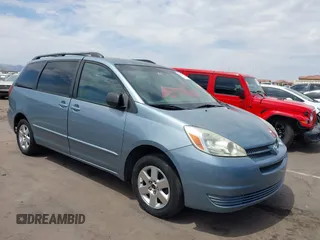 2005 Toyota Sienna CE with VIN 5TDZA23C25S336789, listed as a IAAI auction lot 42627753 with 250,895 mi miles and . Bid and sale history available at DreamBid. Image 1.