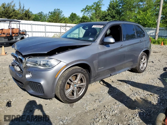 2015 BMW X5 xDrive35i z VIN 5UXKR0C57F0K61171, wystawiony jako Copart lot #57555405 z przebiegiem 119 664 mil mil oraz Szkoda całkowita • Salvage title. Historia ofert i sprzedaży dostępna na DreamBid. Obrazek 1.