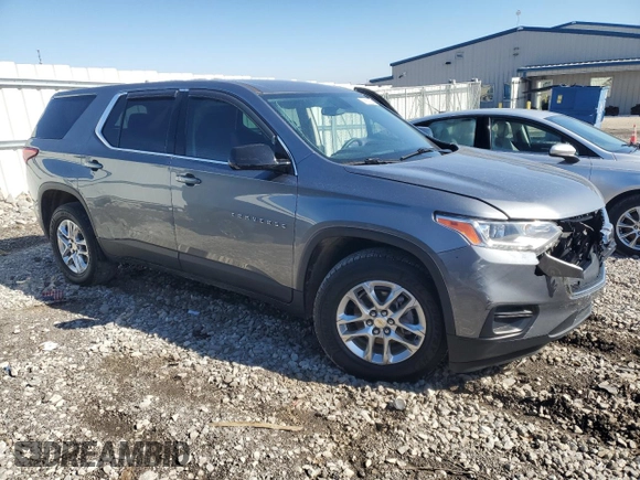2020 Chevrolet Traverse LS with VIN 1GNERFKW2LJ171192, listed as a Copart auction lot 45158215 with 88,452 mi miles and Salvage Title. Bid and sale history available at carsss.com. Image 4.