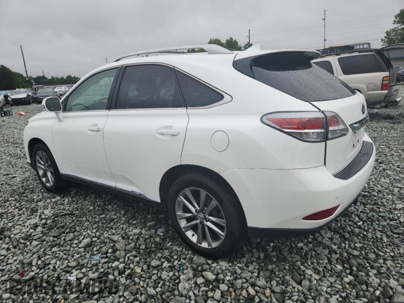 2014 Lexus RX 450h with VIN JTJBC1BA7E2458042, listed as a Copart auction lot 61008905 with 119,368 mi miles and Salvage title. Bid and sale history available at DreamBid. Image 2.