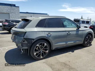 2021 Audi SQ5 Premium Plus with VIN WA1B4AFY9M2028996, listed as a Copart auction lot 65391394 with 51,799 mi miles and Salvage Title. Bid and sale history available at DreamBid. Image 3.