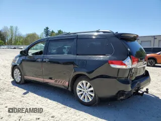 2013 Toyota Sienna XLE with VIN 5TDDK3DC4DS052588, listed as a Copart auction lot 54861335 with 122,966 mi miles and Clean title. Bid and sale history available at DreamBid. Image 2.