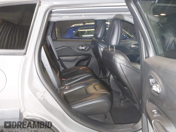 2019 Jeep Cherokee Trailhawk Elite with VIN 1C4PJMBX8KD458989, listed as a IAAI auction lot 41881517 with 89,045 mi miles. Bid and sale history available at carsss.com. Image 8.