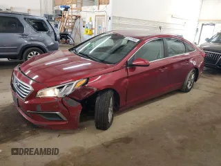 2016 Hyundai Sonata 2.4L SE with VIN 5NPE24AF0GH376334, listed as a Copart auction lot 54157565 with 106,290 mi miles and Salvage Title. Bid and sale history available at carsss.com. Image 1.