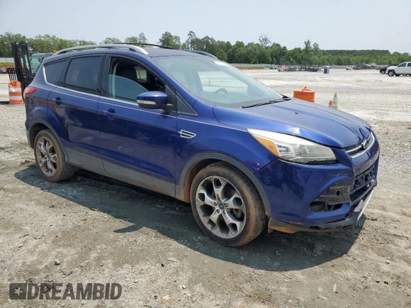 2013 Ford Escape Titanium with VIN 1FMCU0J94DUC18516, listed as a Copart auction lot 59149275 with 88,734 mi miles and Salvage title. Bid and sale history available at DreamBid. Image 4.