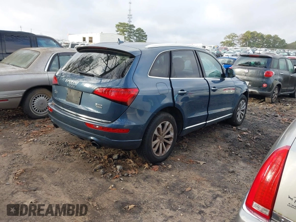2015 Audi Q5 Premium with VIN WA1CFAFP3FA092157, listed as a IAAI auction lot 41229348 with 134,269 mi miles. Bid and sale history available at carsss.com. Image 4.