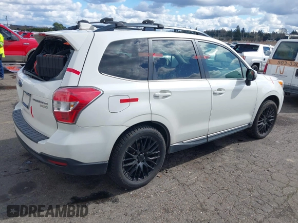 2016 Subaru Forester 2.5i Touring with VIN JF2SJAXC3GH511355, listed as a IAAI auction lot 41818639 with 1 mi miles. Bid and sale history available at carsss.com. Image 4.
