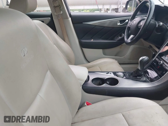 2014 Infiniti Q50 Sport with VIN JN1BV7AR9EM684260, listed as a IAAI auction lot 42332719 with 194,447 mi miles and . Bid and sale history available at DreamBid. Image 5.
