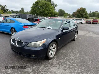 2005 BMW 5 Series 530i with VIN WBANA73575CR57148, listed as a Copart auction lot 72956964 with 138,524 mi miles and Clean Title. Bid and sale history available at DreamBid. Image 2.