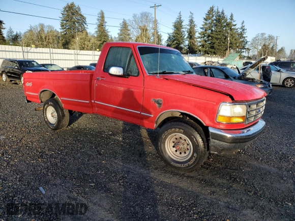 1993 Ford F-150 with VIN 1FTEF14N0PLA23366, listed as a Copart auction lot 86184434 with 36,789 mi miles and Salvage Title. Bid and sale history available at DreamBid. Image 4.