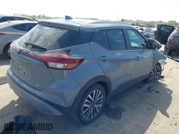 2024 Nissan Kicks SV with VIN 3N1CP5CV1RL529487, listed as a IAAI auction lot 41791708 with 19,416 mi miles. Bid and sale history available at carsss.com. Image 4.