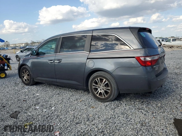 2011 Honda Odyssey EX-L with VIN 5FNRL5H65BB015246, listed as a Copart auction lot 53928745 with 211,941 mi miles and Clean Title. Bid and sale history available at carsss.com. Image 2.