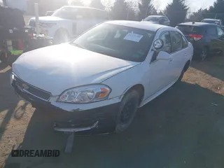 2011 Chevrolet Impala Police Police with VIN 2G1WD5EM0B1260972, listed as a IAAI auction lot 41772780 with 82,957 mi miles. Bid and sale history available at carsss.com. Image 2.