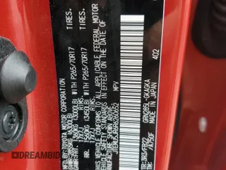 2024 Toyota 4Runner SR5 with VIN JTEMU5JR6R6260652, listed as a Copart auction lot 57820885 with 20,396 mi miles and Clean title. Bid and sale history available at DreamBid. Image 14.