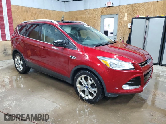 2014 Ford Escape Titanium with VIN 1FMCU9J9XEUE24302, listed as a Copart auction lot 52852485 with 181,372 mi miles and Clean Title. Bid and sale history available at carsss.com. Image 4.
