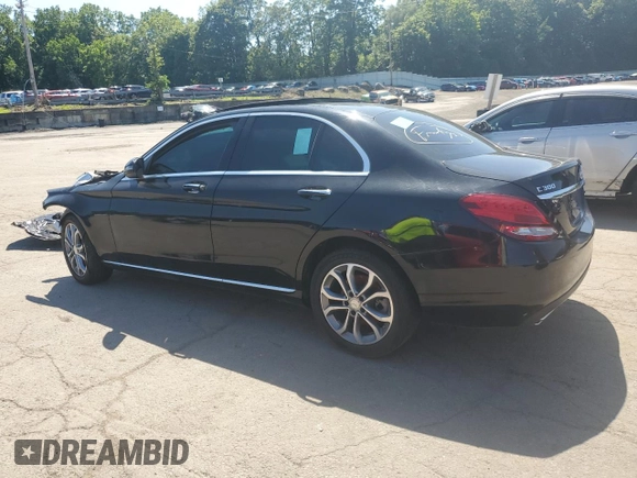 2017 Mercedes-Benz C 300 with VIN 55SWF4JB8HU206081, listed as a Copart auction lot 62146455 with Not provided miles and Clean title. Bid and sale history available at DreamBid. Image 2.