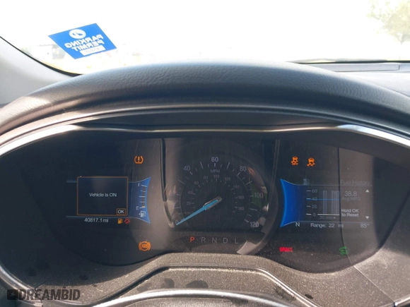 2020 Ford Fusion Hybrid SE with VIN 3FA6P0LU7LR246462, listed as a IAAI auction lot 41766758 with 40,817 mi miles. Bid and sale history available at carsss.com. Image 7.