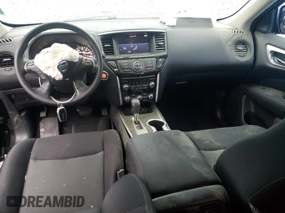 2017 Nissan Pathfinder Platinum with VIN 5N1DR2MN1HC667254, listed as a Copart auction lot 51068635 with 104,460 mi miles and Salvage Title. Bid and sale history available at carsss.com. Image 8.