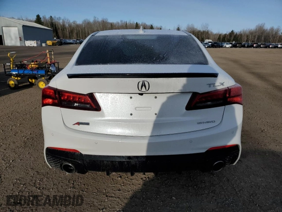 2019 Acura TLX w/Advance Pkg with VIN 19UUB3F87KA800500, listed as a Copart auction lot 52171675 with 76,641 mi miles and Clean Title. Bid and sale history available at carsss.com. Image 6.