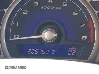 2008 Honda Civic LX with VIN 1HGFA165X8L022051, listed as a IAAI auction lot 42162390 with 206,753 mi miles and . Bid and sale history available at DreamBid. Image 7.