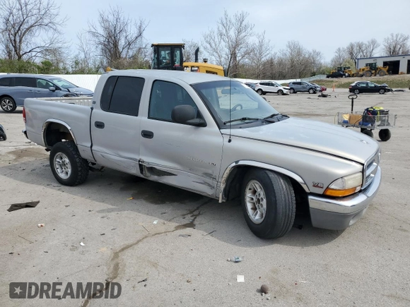 2000 Dodge Dakota Sport with VIN 1B7GL2AX6YS681262, listed as a Copart auction lot 51145495 with 212,463 mi miles and Salvage Title. Bid and sale history available at carsss.com. Image 4.