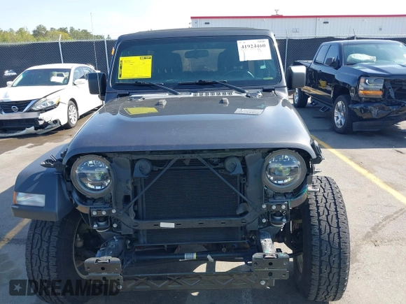 2020 Jeep Wrangler Unlimited Sport Altitude with VIN 1C4HJXDG7LW215344, listed as a IAAI auction lot 41924460 with 51,802 mi miles and . Bid and sale history available at DreamBid. Image 13.