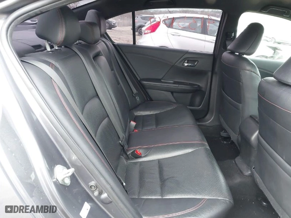 2017 Honda Accord Sedan Sport SE with VIN 1HGCR2F18HA258868, listed as a IAAI auction lot 41351567 with 201,030 mi miles. Bid and sale history available at carsss.com. Image 8.
