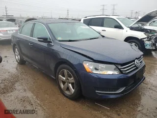 2013 Volkswagen Passat SE w/Sunroof with VIN 1VWBH7A37DC085293, listed as a Copart auction lot 43170875 with 93,816 mi miles and Salvage Title. Bid and sale history available at carsss.com. Image 4.