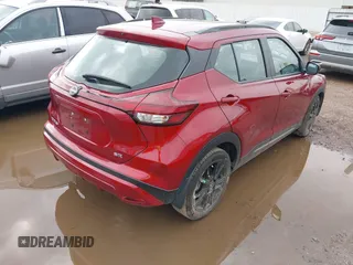 2023 Nissan Kicks SR with VIN 3N1CP5DV7PL537881, listed as a IAAI auction lot 42127180 with 49,839 mi miles. Bid and sale history available at carsss.com. Image 4.