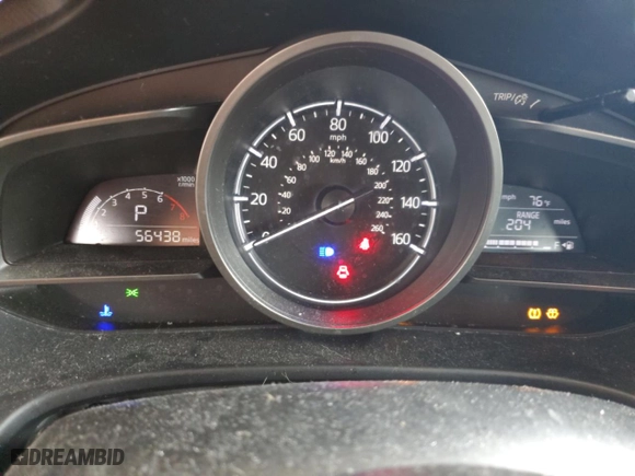 2018 Mazda Mazda3 5-Door Touring with VIN 3MZBN1L36JM198455, listed as a Copart auction lot 46163605 with NaN miles and Salvage Title. Bid and sale history available at carsss.com. Image 9.