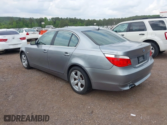 2007 BMW 5 Series with VIN WBANF33567CS38714, listed as a IAAI auction lot 42069445 with 208,449 mi miles and . Bid and sale history available at DreamBid. Image 3.