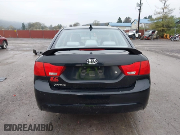 2010 Kia Optima LX with VIN KNAGG4A8XA5393660, listed as a IAAI auction lot 42006529 with 192,588 mi miles. Bid and sale history available at carsss.com. Image 16.