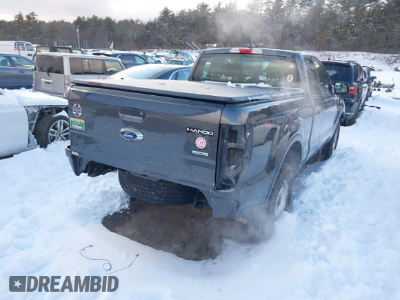 2020 Ford Ranger XL with VIN 1FTER1FH1LLA05063, listed as a IAAI auction lot 41525056 with 42,850 mi miles and . Bid and sale history available at DreamBid. Image 4.
