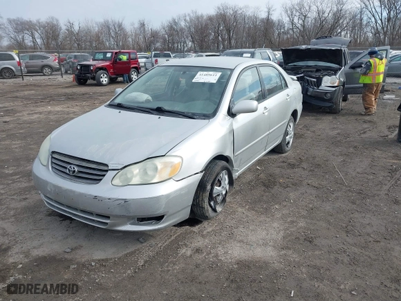 2004 Toyota Corolla CE with VIN 1NXBR32E74Z329751, listed as a IAAI auction lot 41489611 with 128,471 mi miles. Bid and sale history available at carsss.com. Image 17.