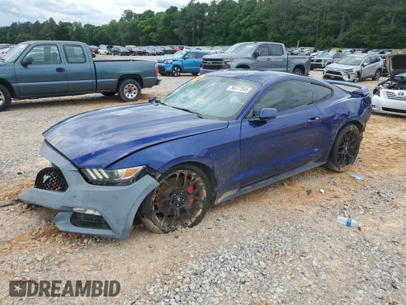 2016 Ford Mustang V6 with VIN 1FA6P8AM5G5321430, listed as a Copart auction lot 56377045 with 133,672 mi miles and Salvage title. Bid and sale history available at DreamBid. Image 1.