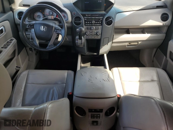 2012 Honda Pilot EX-L with VIN 5FNYF3H55CB033259, listed as a Copart auction lot 45367335 with 207,841 mi miles and Salvage Title. Bid and sale history available at DreamBid. Image 8.