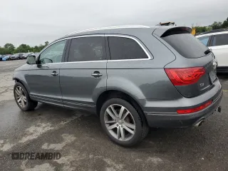 2014 Audi Q7 Premium Plus with VIN WA1LMAFE8ED015737, listed as a Copart auction lot 62099545 with 129,505 mi miles and Salvage title. Bid and sale history available at DreamBid. Image 2.