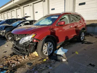 2016 Nissan Rogue SV with VIN JN8AT2MV9GW134269, listed as a Copart auction lot 48980705 with 51,256 mi miles and Salvage Title. Bid and sale history available at carsss.com. Image 1.