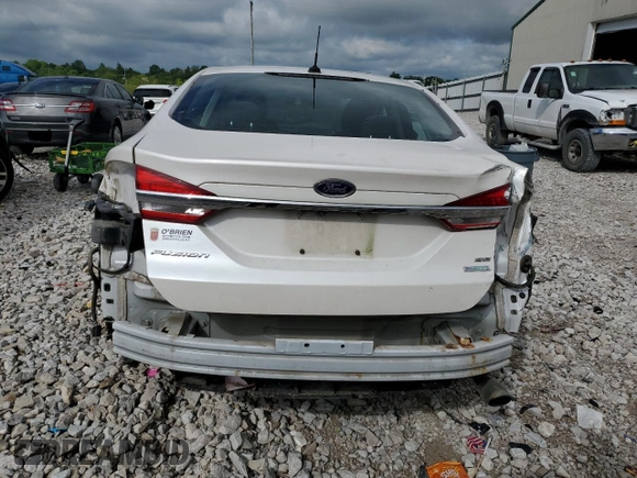 2017 Ford Fusion SE with VIN 3FA6P0HD4HR298647, listed as a Copart auction lot 55511825 with 53,138 mi miles and Salvage title. Bid and sale history available at DreamBid. Image 6.