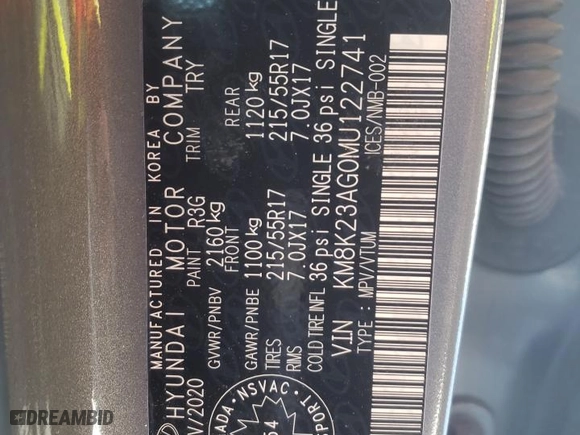 2021 Hyundai Kona Electric SEL with VIN KM8K23AG0MU122741, listed as a Copart auction lot 71721392 with 51,418 mi miles. Bid and sale history available at carsss.com. Image 12.