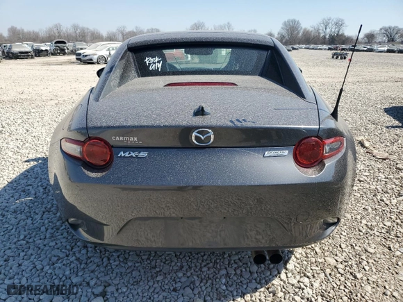 2017 Mazda MX-5 Miata RF Grand Touring with VIN JM1NDAM73H0102606, listed as a Copart auction lot 48003815 with 56,095 mi miles and Salvage Title. Bid and sale history available at carsss.com. Image 6.