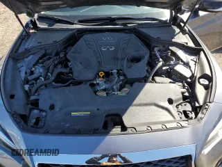 2020 Infiniti Q50 Pure with VIN JN1EV7AR8LM254097, listed as a Copart auction lot 50017965 with 69,758 mi miles and Salvage title. Bid and sale history available at DreamBid. Image 11.