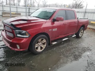 2015 Ram 1500 Sport z VIN 1C6RR6MT8FS575827, wystawiony jako Copart lot #84383544 z przebiegiem 220 349 mil mil oraz Szkoda całkowita • Salvage title. Historia ofert i sprzedaży dostępna na DreamBid. Obrazek 1.