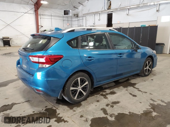 2019 Subaru Impreza Premium with VIN 4S3GTAD66K3748344, listed as a Copart auction lot 53720205 with 23,999 mi miles and Salvage Title. Bid and sale history available at DreamBid. Image 3.