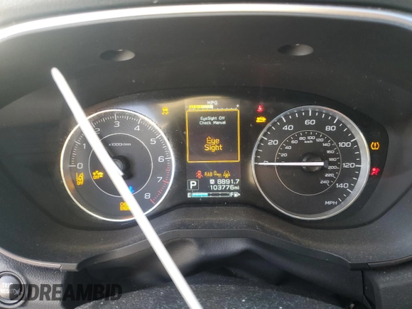 2017 Subaru Impreza Limited z VIN 4S3GKAT62H3621992, wystawiony jako Copart lot #44671125 z przebiegiem 103 776 mil mil oraz Szkoda całkowita • Salvage title. Historia ofert i sprzedaży dostępna na DreamBid. Obrazek 9.