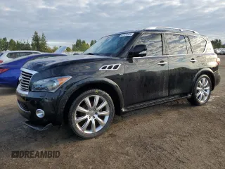 2014 Infiniti QX80 with VIN JN8AZ2NE1E9064663, listed as a Copart auction lot 69430324 with 175,996 mi miles and Clean Title. Bid and sale history available at carsss.com. Image 1.